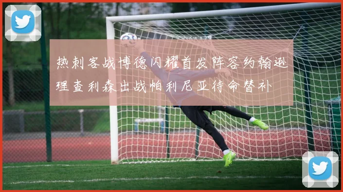 热刺客战博德闪耀首发阵容约翰逊理查利森出战帕利尼亚待命替补